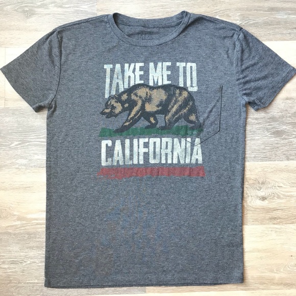 freeze Tops - Take me to California Pocket Tee Shirt